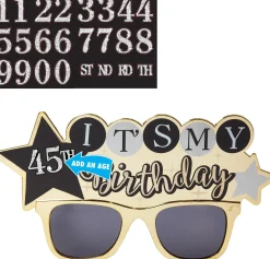 Add-An-Age - Sparkling Celebration Happy Birthday Sunglasses Kit
