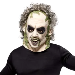 Adult Beetlejuice Overhead Latex Mask with Hair