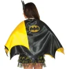 Adult Black and Yellow Batgirl Cape