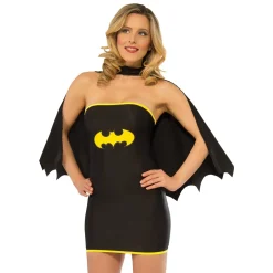 Adult Black Batgirl Cape