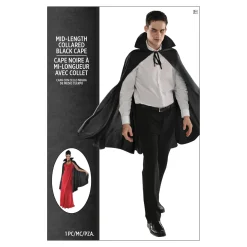 Adult Black Cape Deluxe