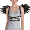 Adult Black Club Wing Harness