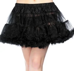 Adult Black Crinoline Petticoat Plus Size