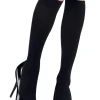 Adult Black Knee-High Stockings