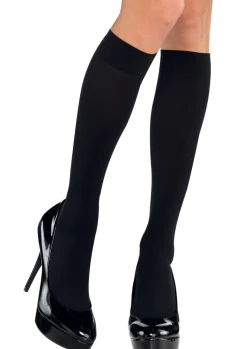 Adult Black Knee-High Stockings