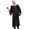 Adult Black Zipper Front Judge Robe