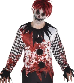 Adult Bloody Killer Clown Shirt - Twisted Circus