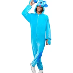 Adult Blue's Clues Blue Zipsters Costume
