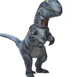 Adult Blue Velociraptor Inflatable Costume - Jurassic World