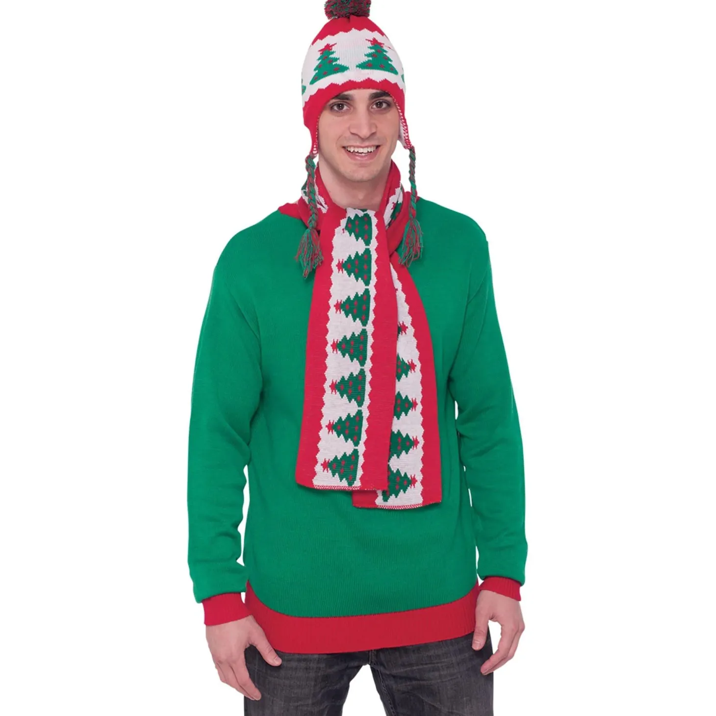 Adult Christmans Tree Scarf