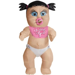 Adult Daddy's Lil Girl Big Baby Inflatable Costume