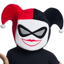 Adult DC Comics Super Villains Harley Quinn Mascot Mask