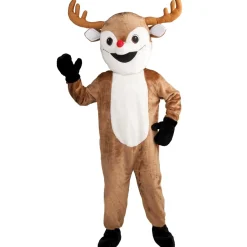 Adult Deluxe Mascot Reindeer Costume