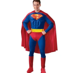 Adult Deluxe Superman Costume with Muscle Chest