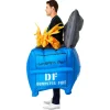 Adult Dumpster Fire Inflatable Costume