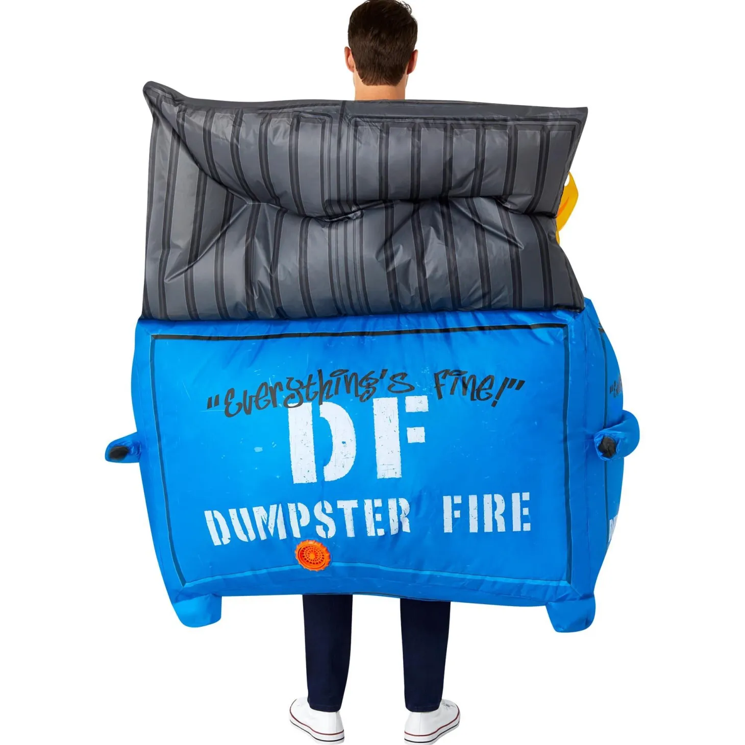 Adult Dumpster Fire Inflatable Costume