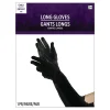 Adult Extra Long Black Gloves