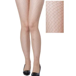 Adult Gold Shimmer Fishnet Pantyhose