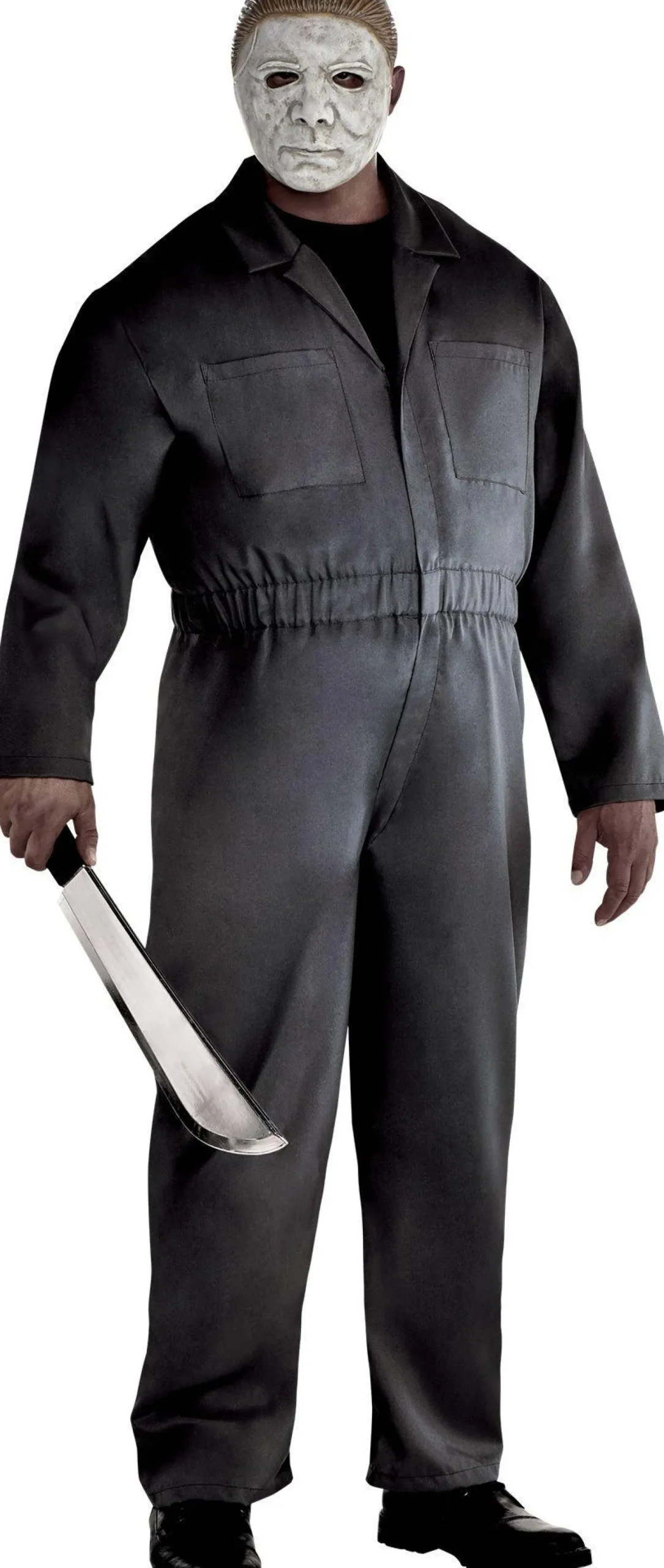 Adult Gray Michael Myers Costume Plus Size - Halloween