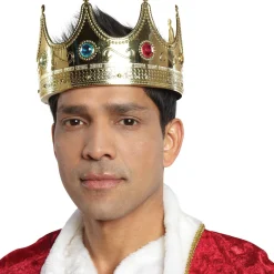 Adult Jeweled King Crown