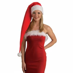Adult Long Felt Santa Hat