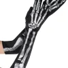 Adult Long Skeleton Gloves