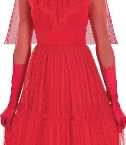 Adult Lydia Red Wedding Dress Costume - Beetlejuice