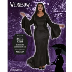 Adult Morticia Addams Plus Size Costume - Wednesday TV Series