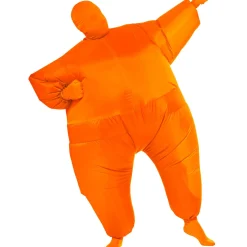 Adult Orange Inflatable Jumpsuit