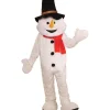 Adult Plush Snowman Mascot Costume