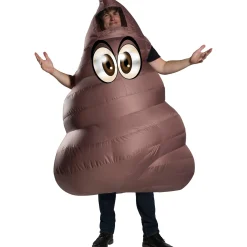 Adult Poop Emoji Inflatable Costume