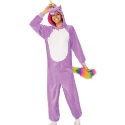Adult Purple Unicorn Zipsters Costume
