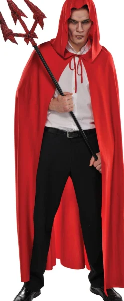 Adult Red Hooded Cape