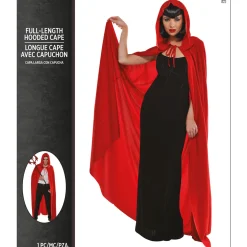 Adult Red Hooded Cape