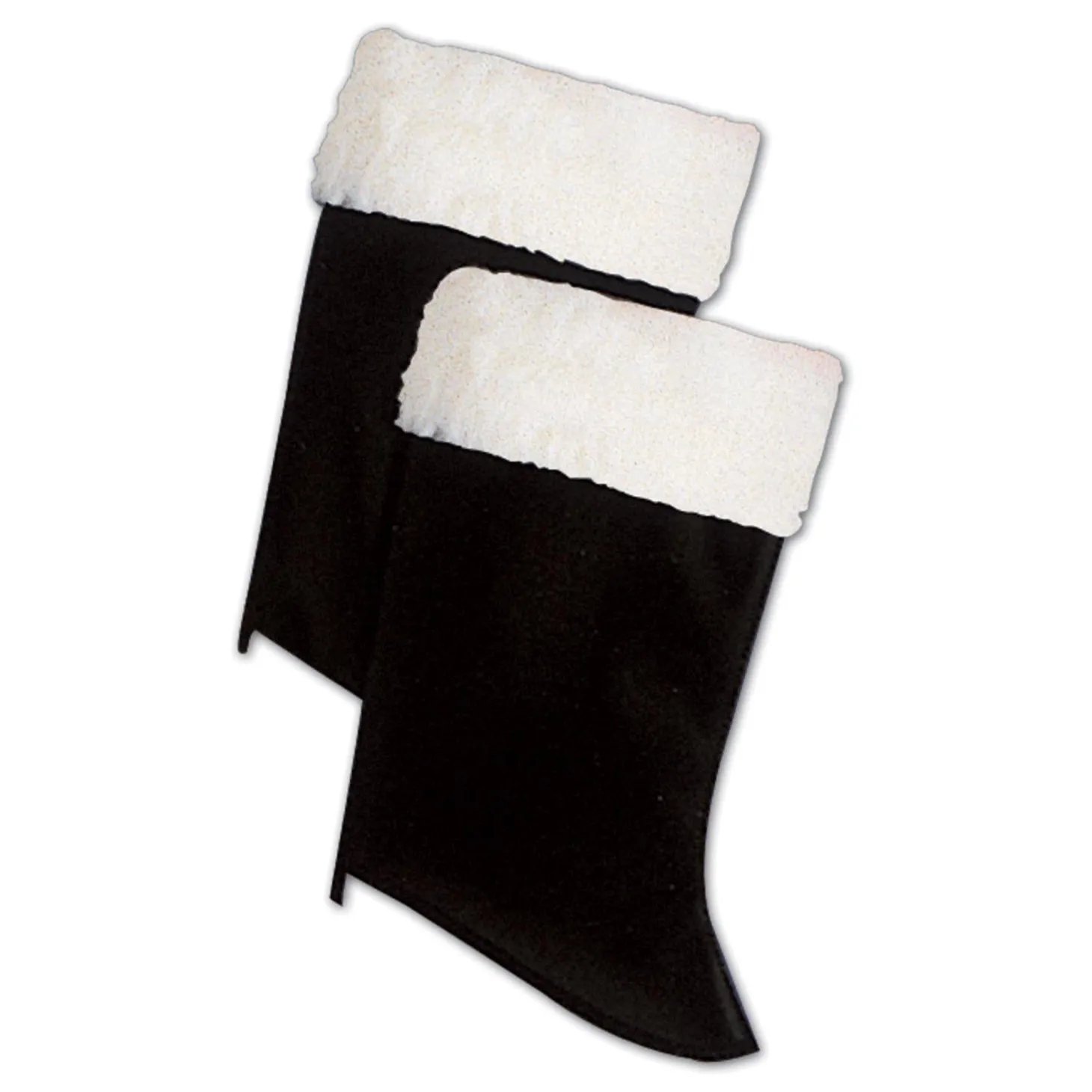 Adult Santa Claus Fur Trimmed Boot Tops