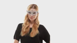 Adult Silver Butterfly Masquerade Mask
