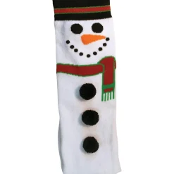 Adult Snowman Printed Ugly Christmas Socks