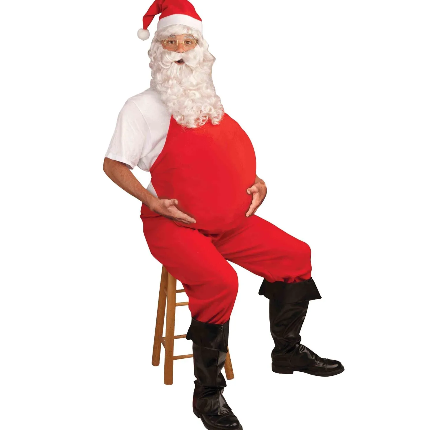 Adult Stuffed Santa Belly