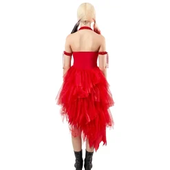 Adult Suicide Squad 2 Harley Quinn Red Dress Costume