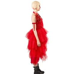 Adult Suicide Squad 2 Harley Quinn Red Dress Costume