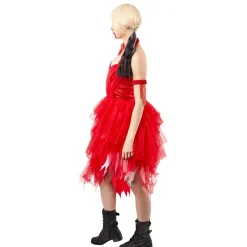 Adult Suicide Squad 2 Harley Quinn Red Dress Costume