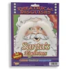 Adult White Santa Eyebrows - Self Adhesive