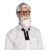 Adult White Southern Colonel Beard & Wig