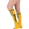 Adult Yellow & Black Hufflepuff Knee-High Socks - Harry Potter
