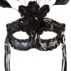 After Dark Feather Masquerade Mask
