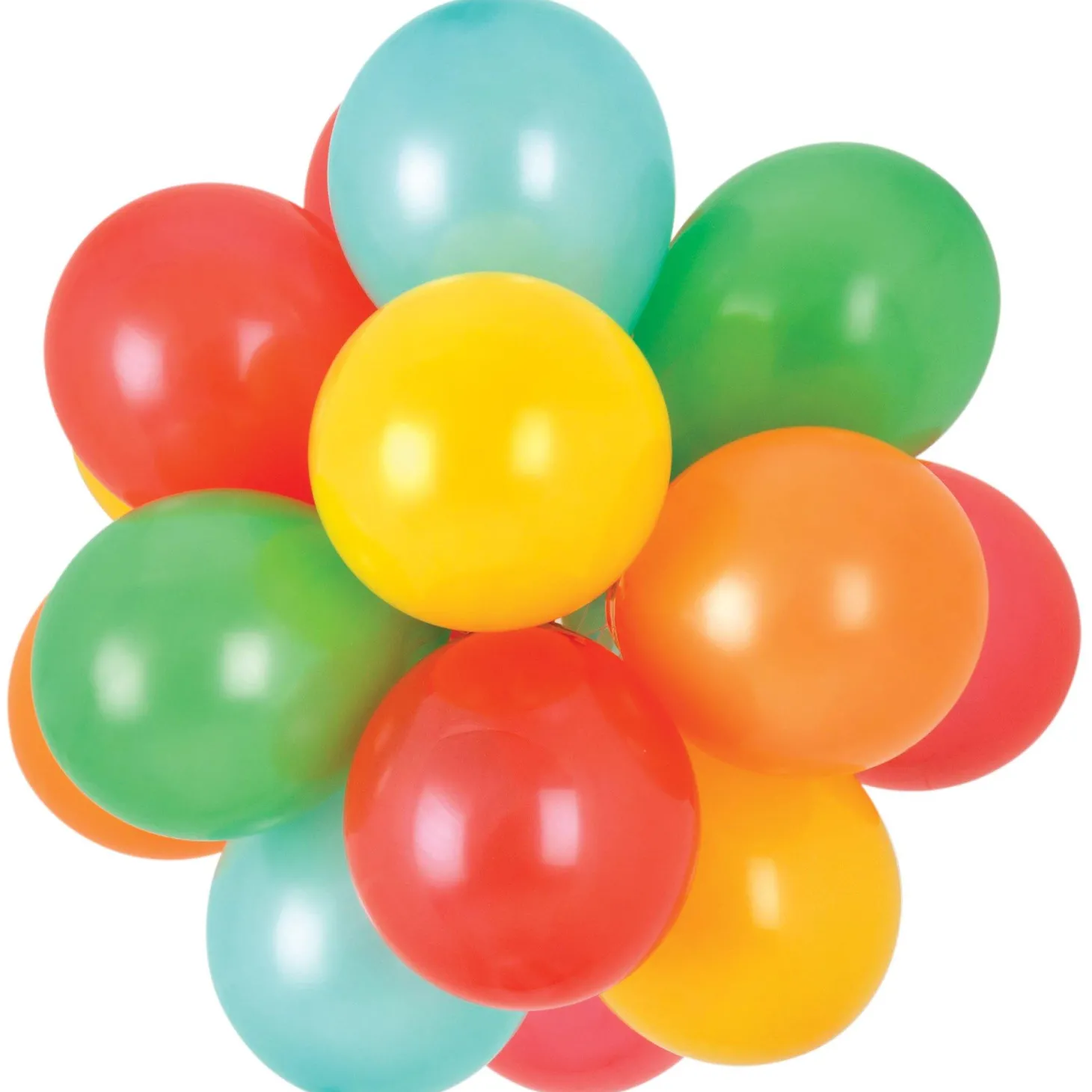 Air-Filled Latex Balloon Chandelier Sphere Kit, Assorted Colors