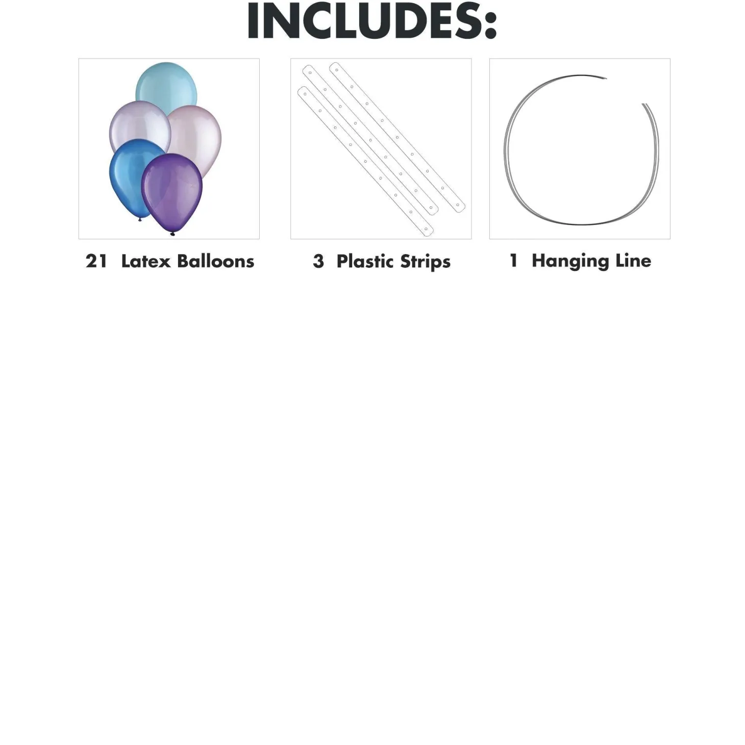 Air-Filled Latex Balloon Chandelier Sphere Kit, Assorted Colors