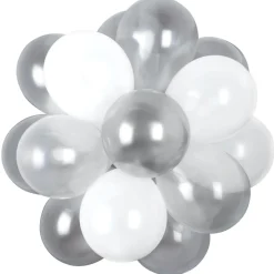 Air-Filled Latex Balloon Chandelier Sphere Kit, Assorted Colors
