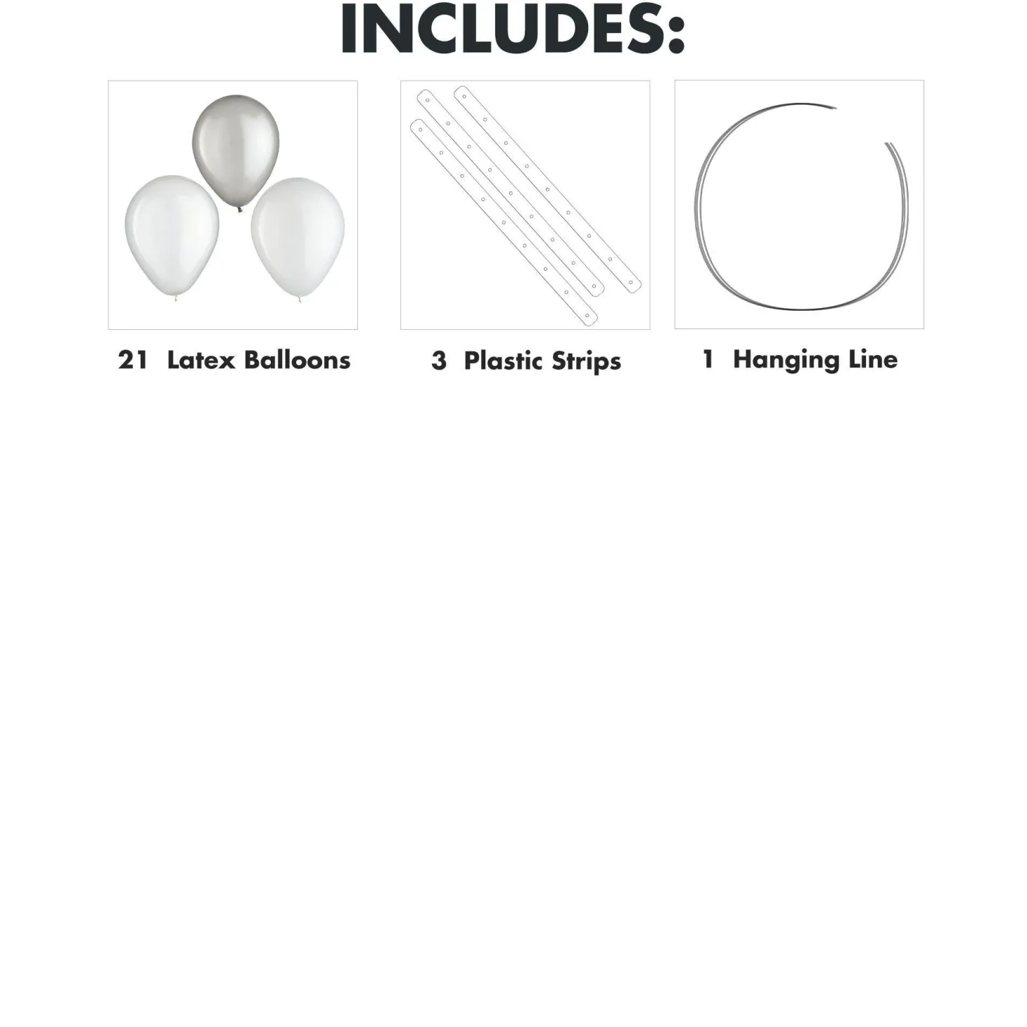 Air-Filled Latex Balloon Chandelier Sphere Kit, Assorted Colors