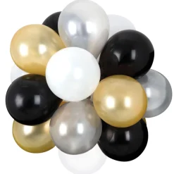 Air-Filled Latex Balloon Chandelier Sphere Kit, Assorted Colors